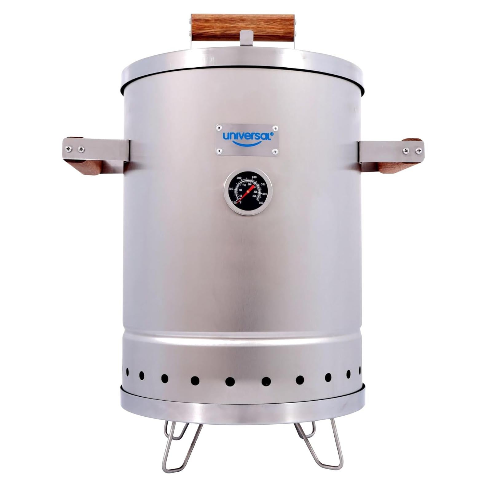 Ahumador de Barril Universal de Acero Inoxidable 2.72 kg - 42 cm