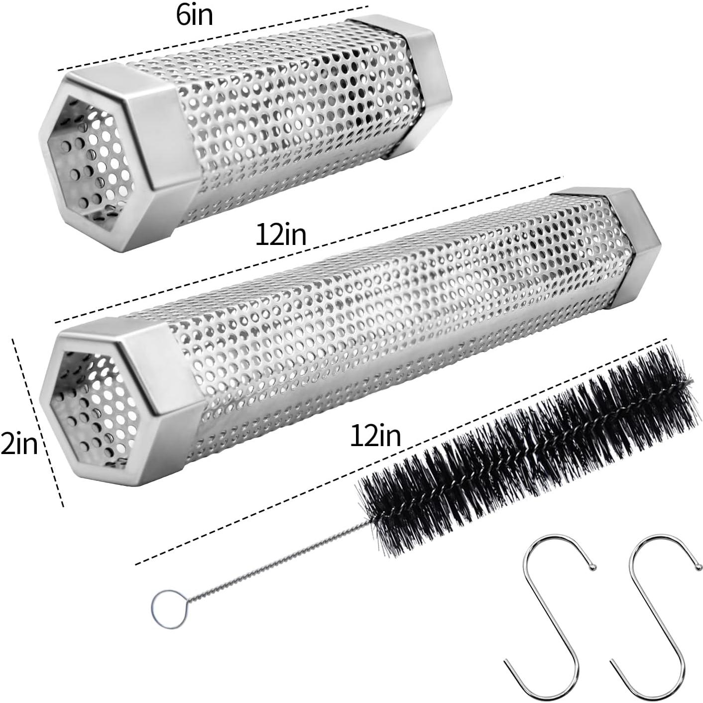 Juego de Tubos Ahumadores de Pellet LFSEMINI 30.48 cm y 15.24 cm