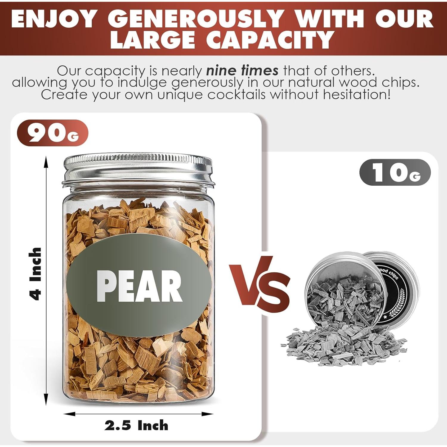 Astillas de Madera Natural para Ahumador INSISART - 8 Sabores 226.8g