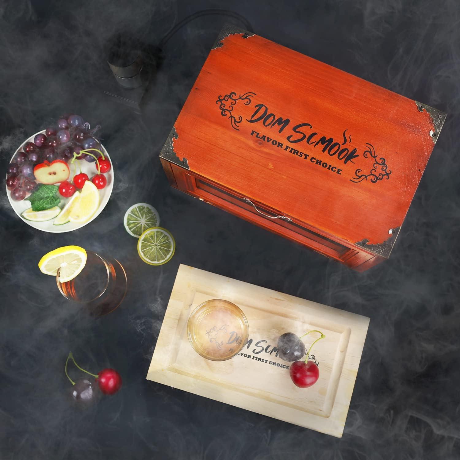 Kit de Ahumador de Cócteles Dom Scmook con Astillas de Madera