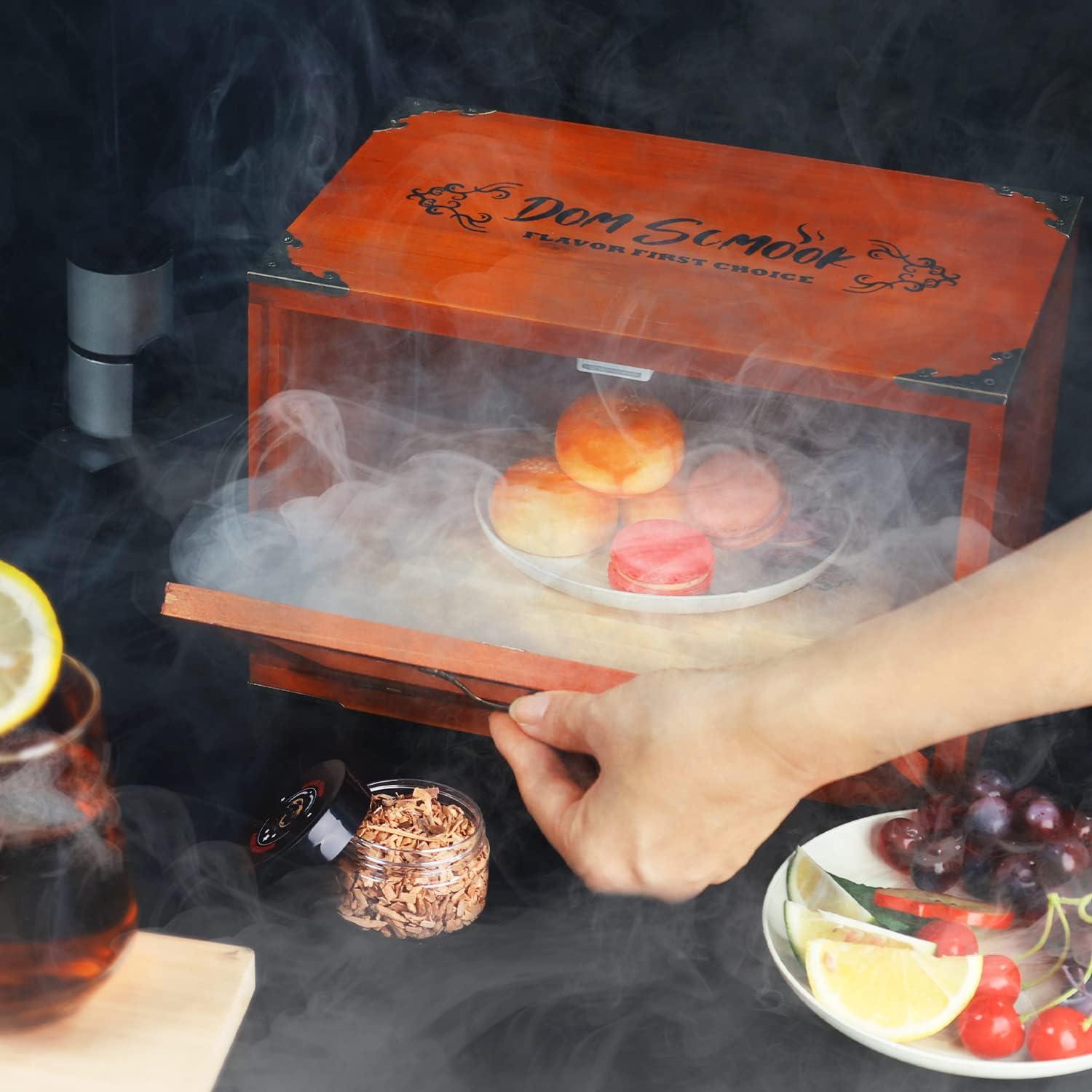 Kit de Ahumador de Cócteles Dom Scmook con Astillas de Madera