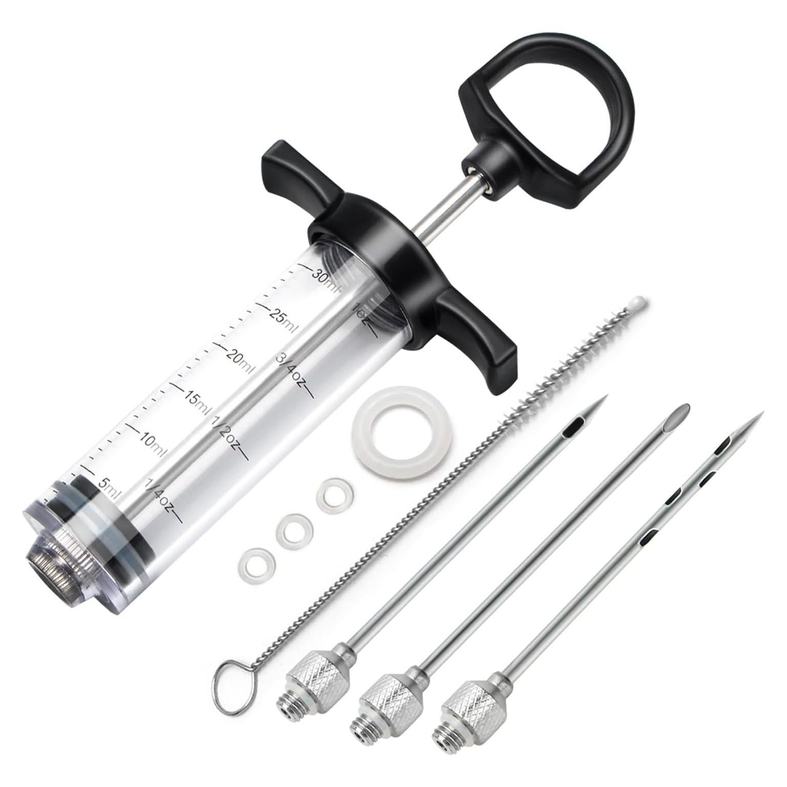 Kit Inyector de Carne Tri-Sworker con 3 Agujas de Sabor