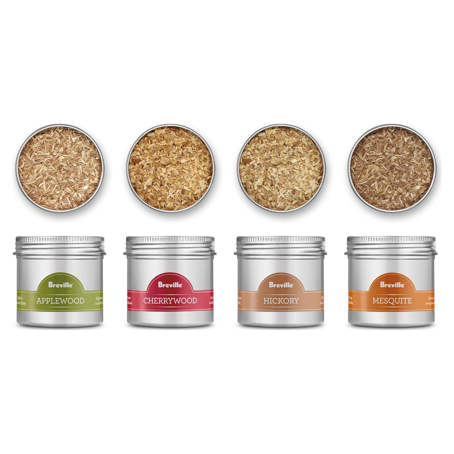 Kit de Astillas de Madera Breville Commercial BSM600AWC, 4 Piezas