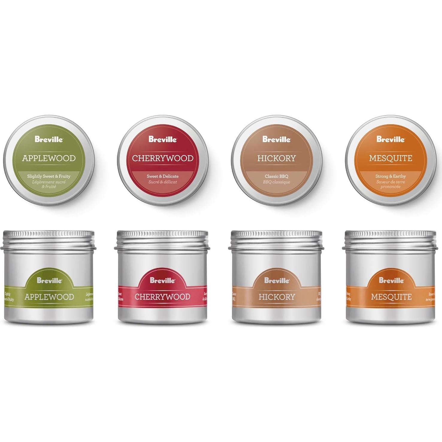 Kit de Astillas de Madera Breville Commercial BSM600AWC, 4 Piezas