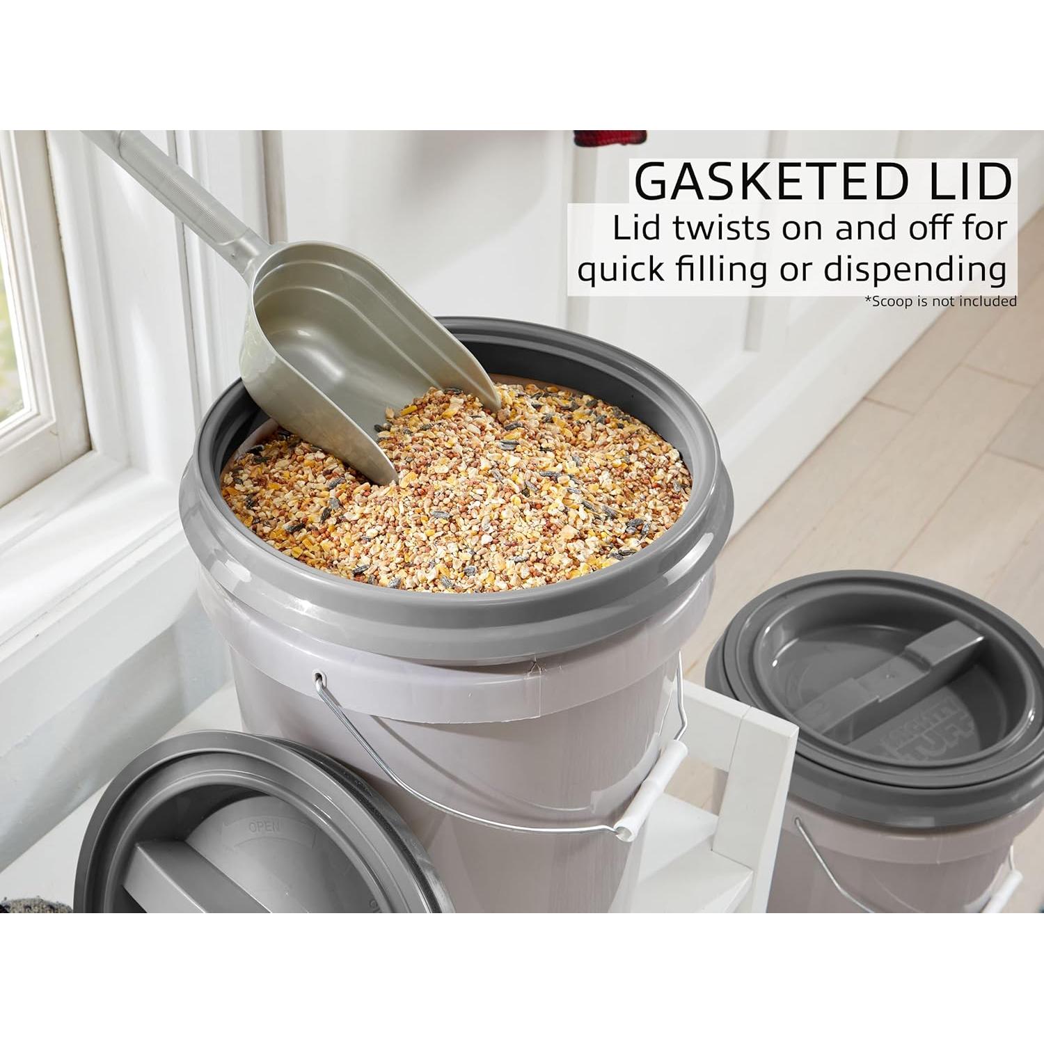 Contenedor de Almacenamiento para Mascotas Mighty Tuff 19L - Paquete de 2