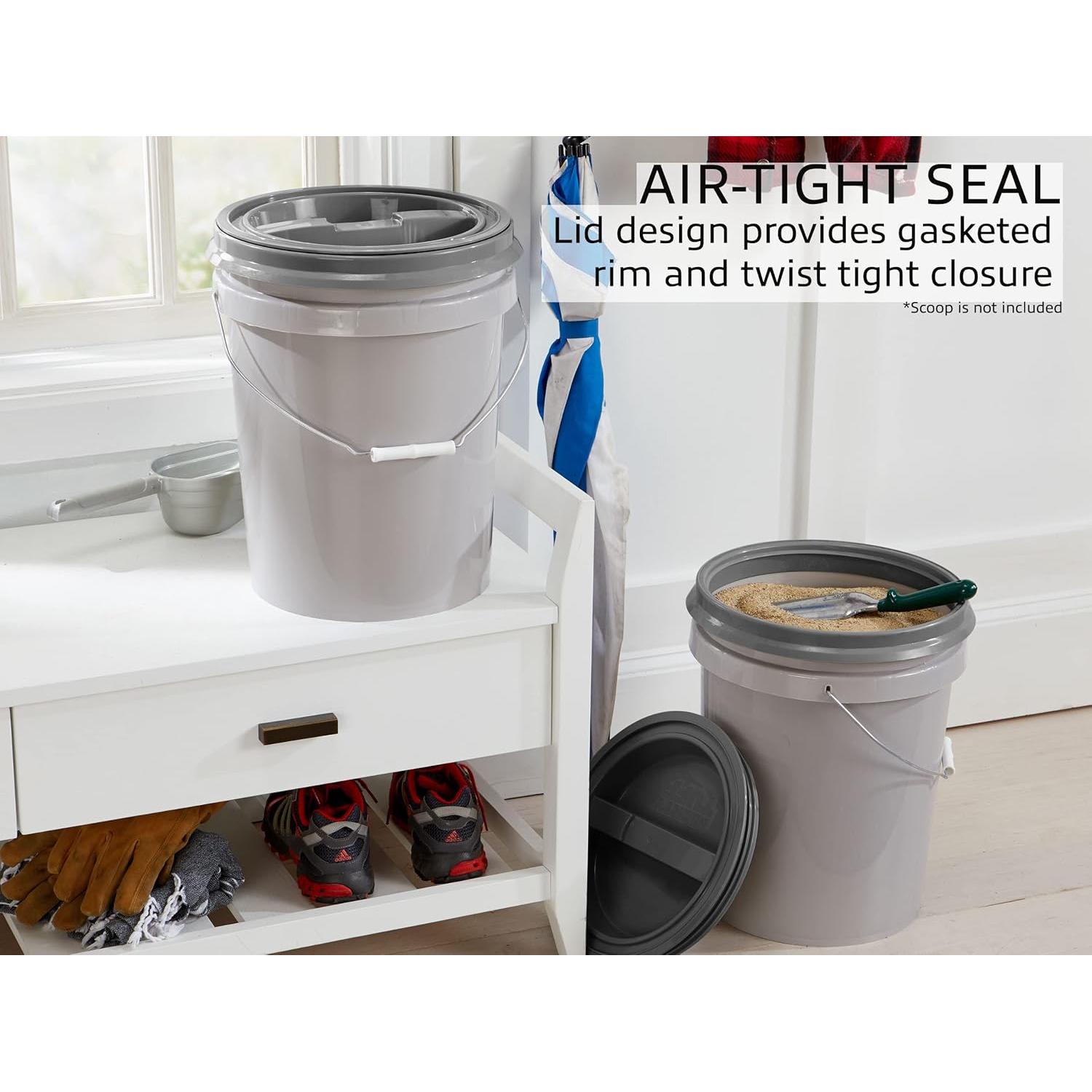 Contenedor de Almacenamiento para Mascotas Mighty Tuff 19L - Paquete de 2