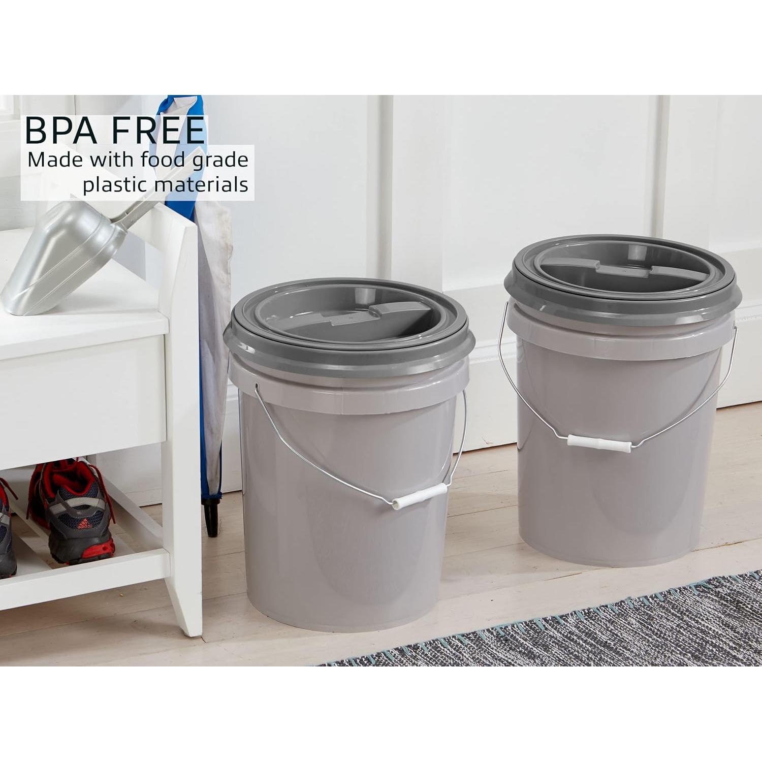 Contenedor de Almacenamiento para Mascotas Mighty Tuff 19L - Paquete de 2