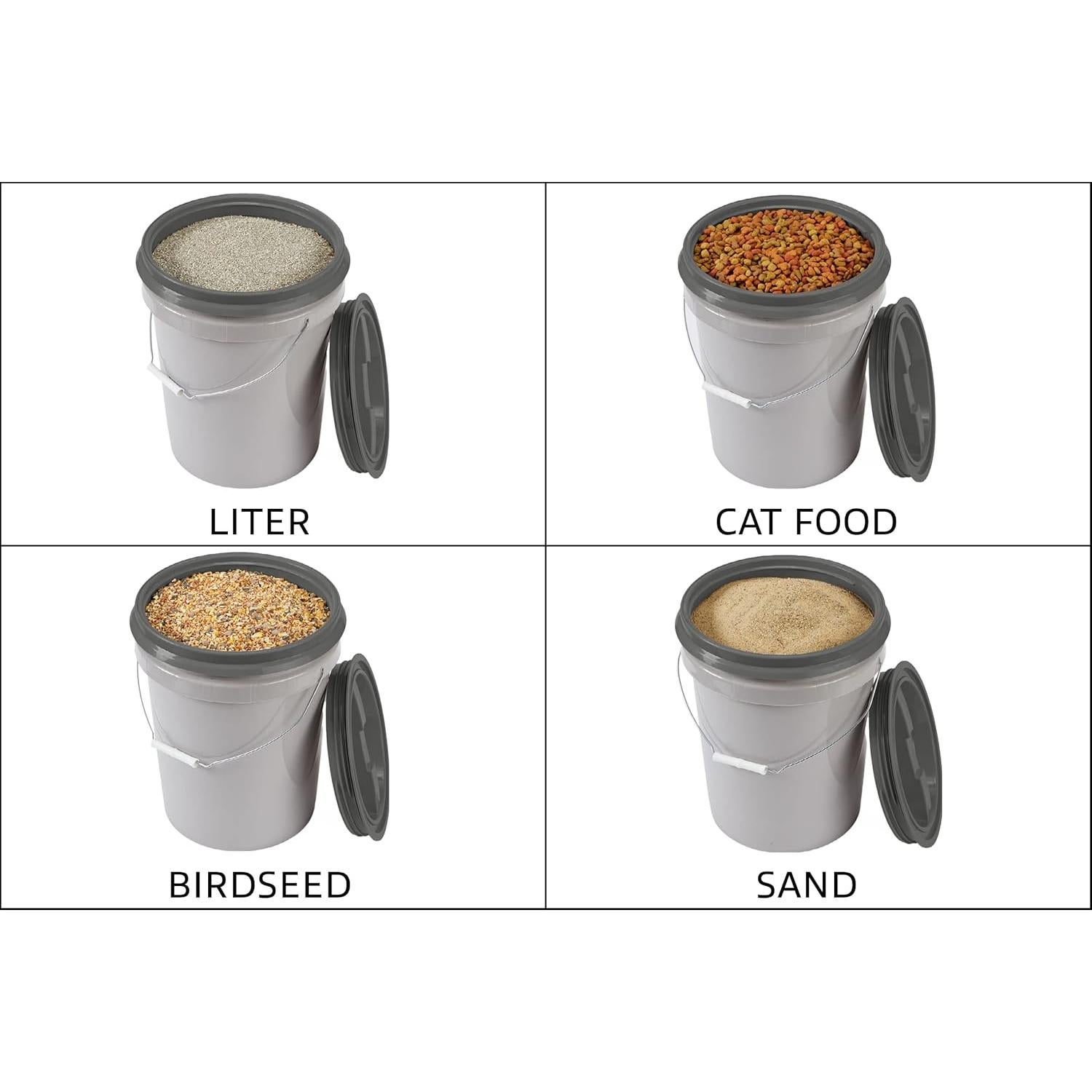 Contenedor de Almacenamiento para Mascotas Mighty Tuff 19L - Paquete de 2