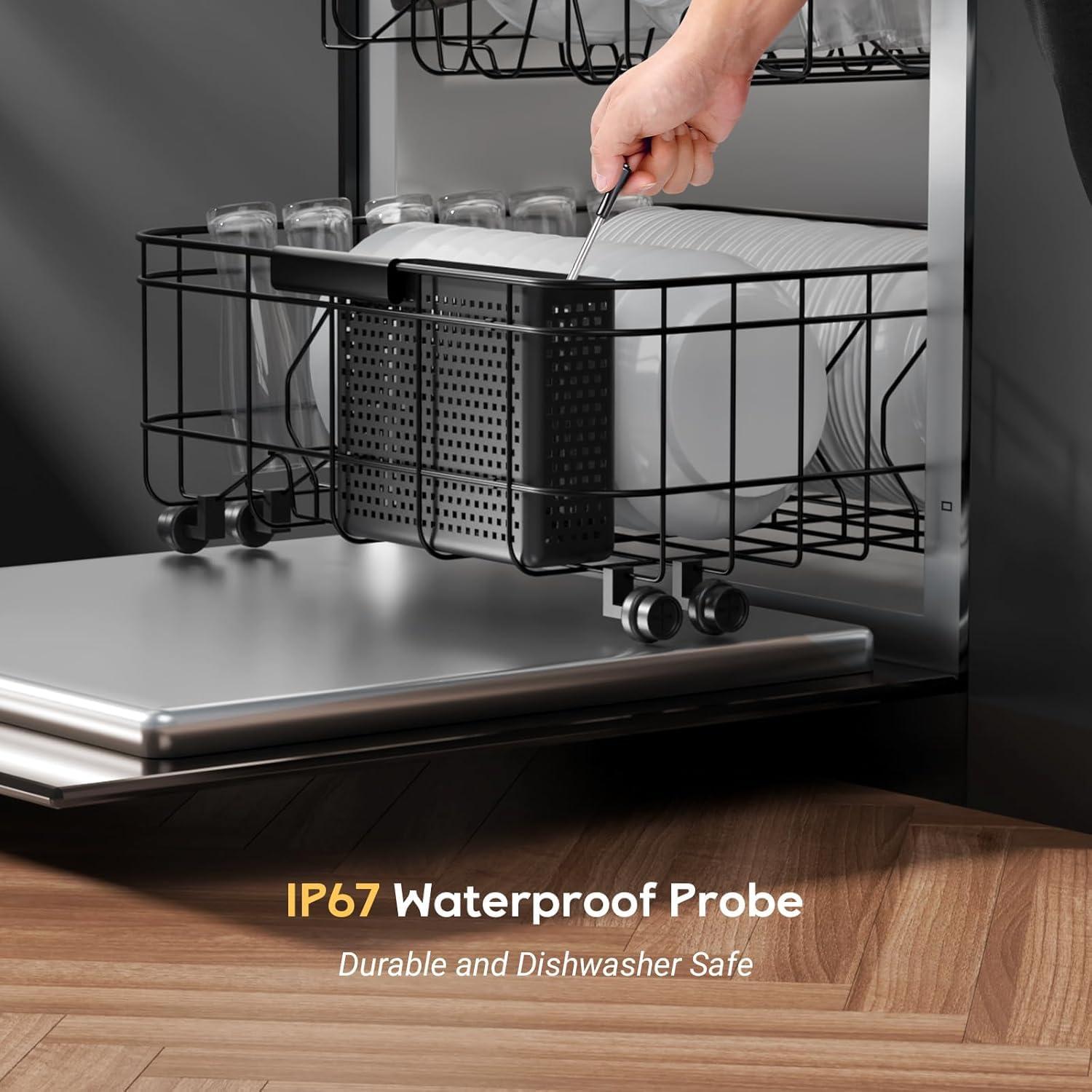 Termómetro de Carne Inalámbrico GrillBliss con Bluetooth 5.4