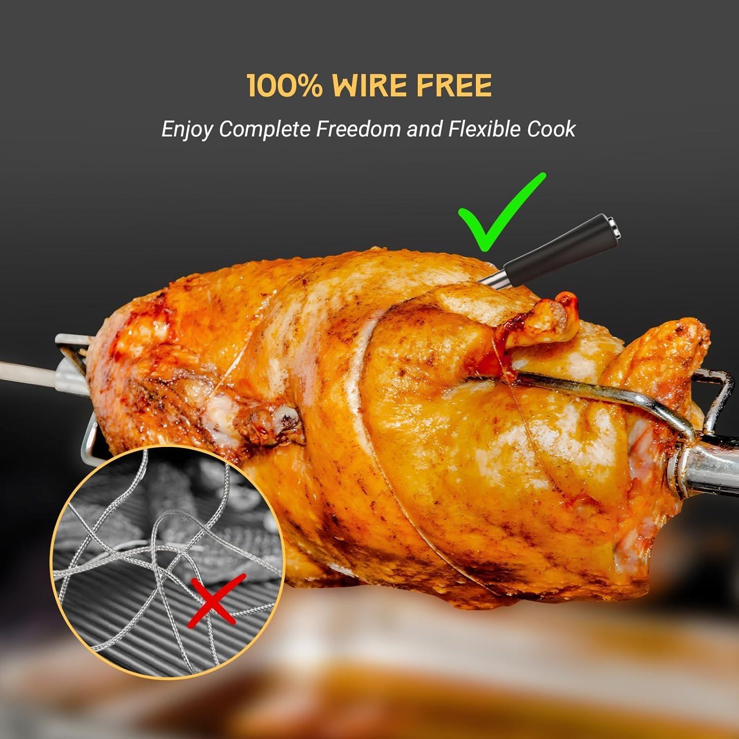 Termómetro de Carne Inalámbrico GrillBliss con Bluetooth 5.4