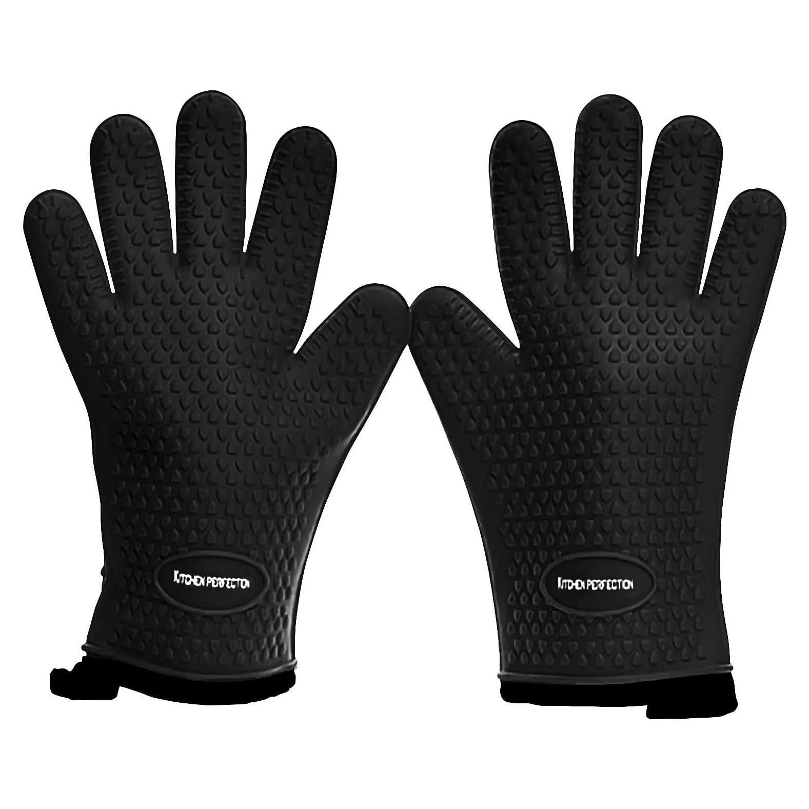 Guantes de Silicona para BBQ Kitchen Perfection - Resistentes al Calor