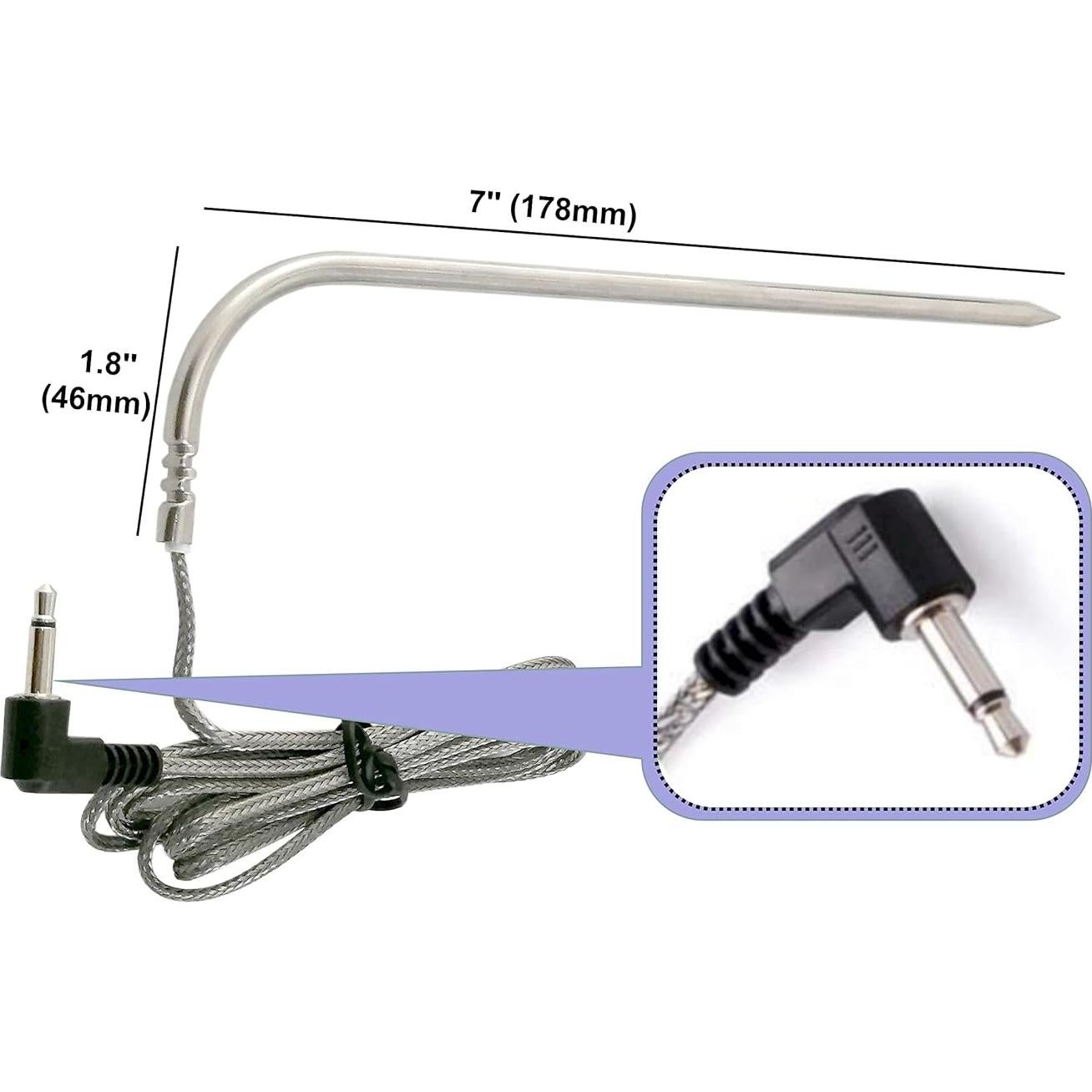 Sonda de Temperatura de Carne Reemplazo Cuisinart 2 Piezas