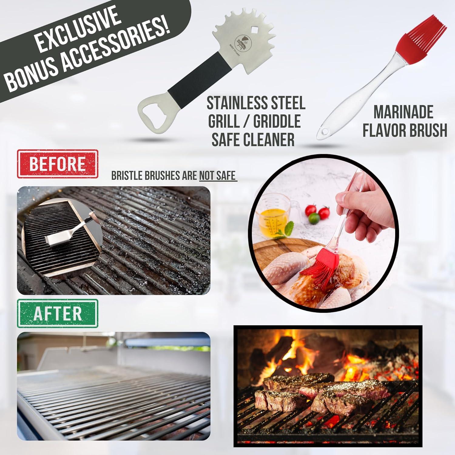 Kit de Jeringa de Marinada Profesional Iron Grillers 2 Oz