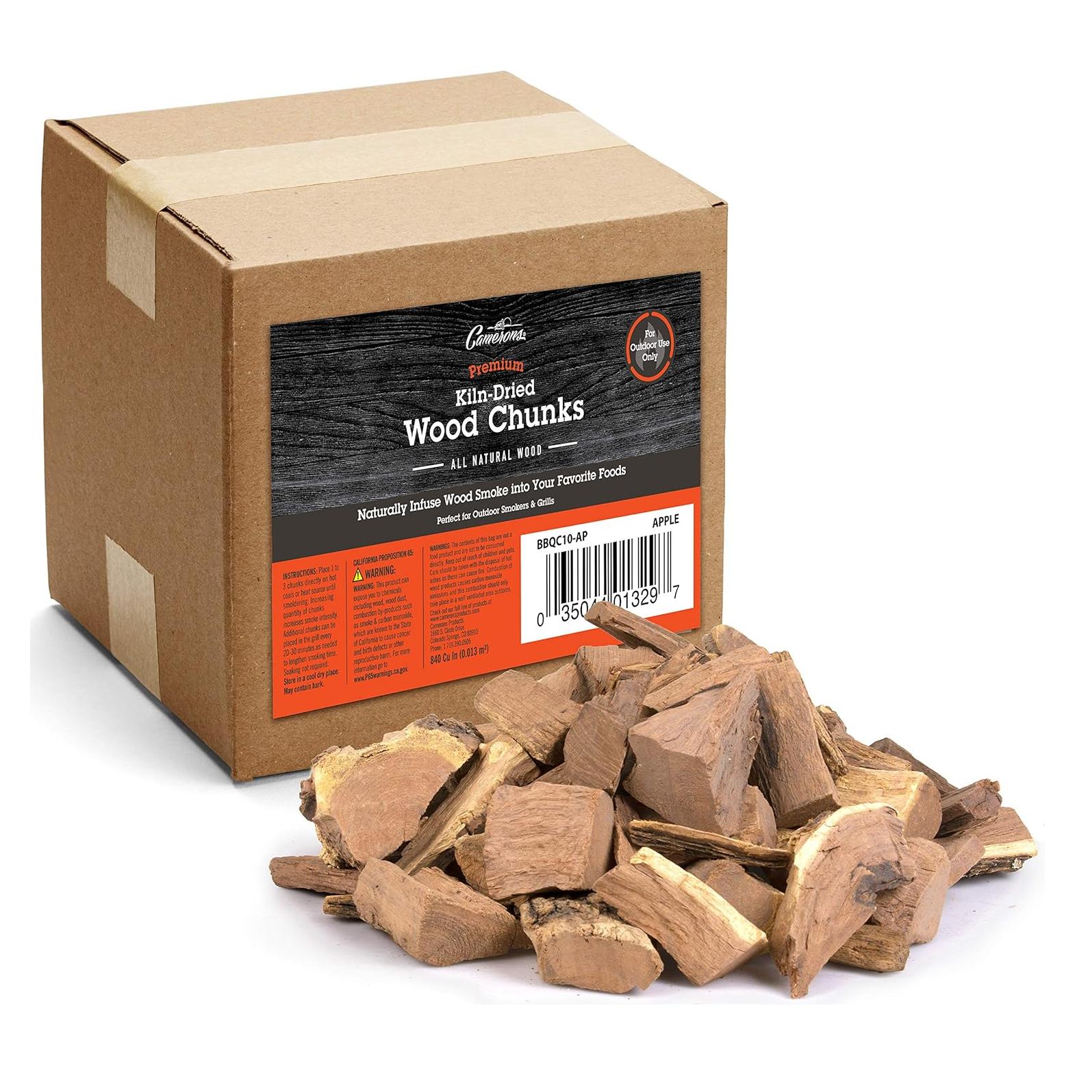 Chips de Madera para Ahumar Camerons 4.54 kg Manzana