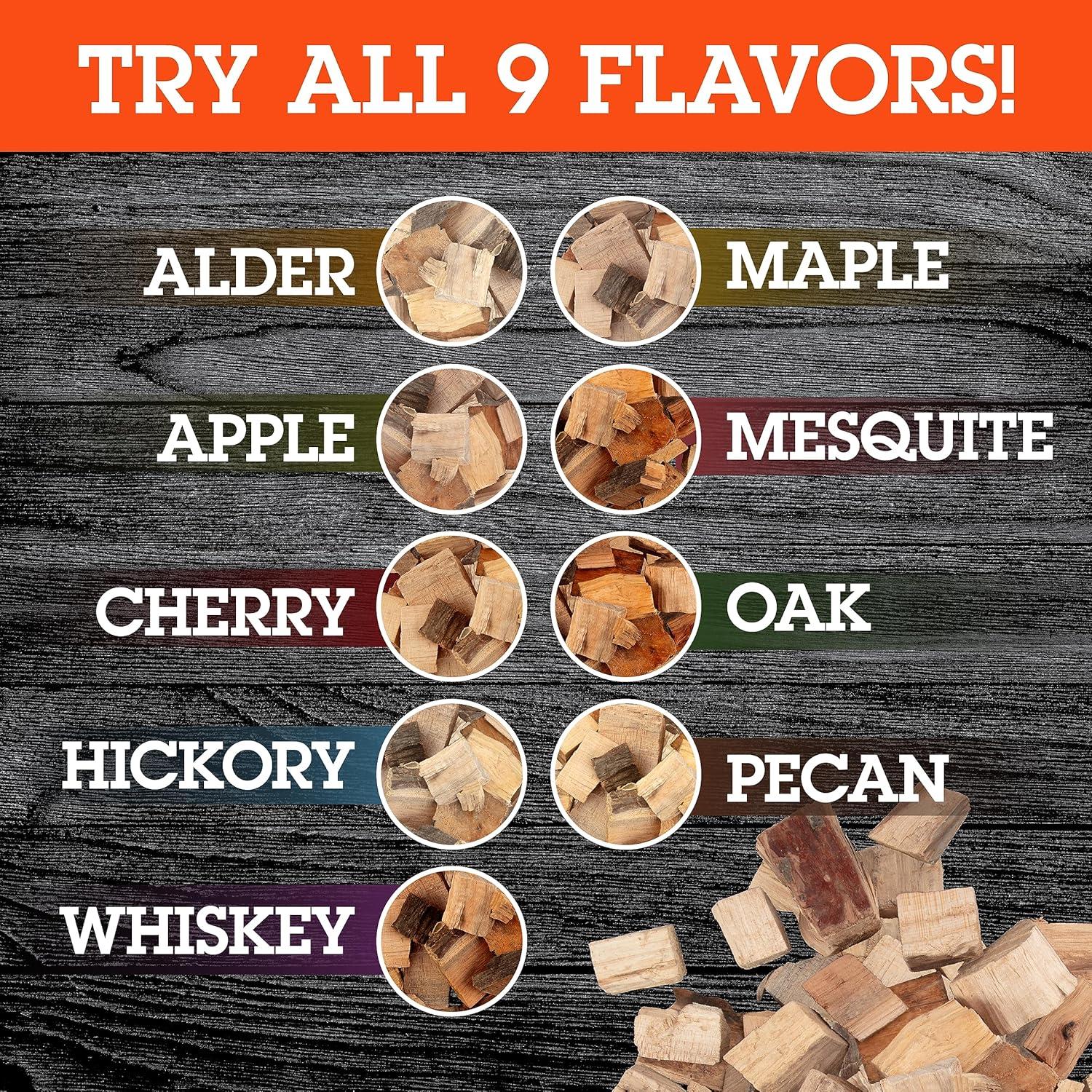 Chips de Madera para Ahumar Camerons 4.54 kg Manzana