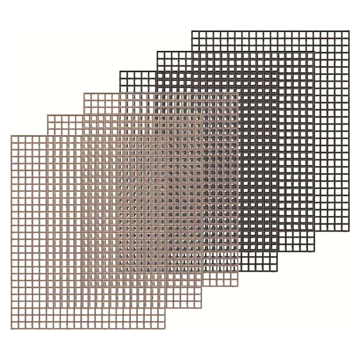 Alfombrilla de Malla para Parrilla Kingrol - 6 Piezas 40x33 cm