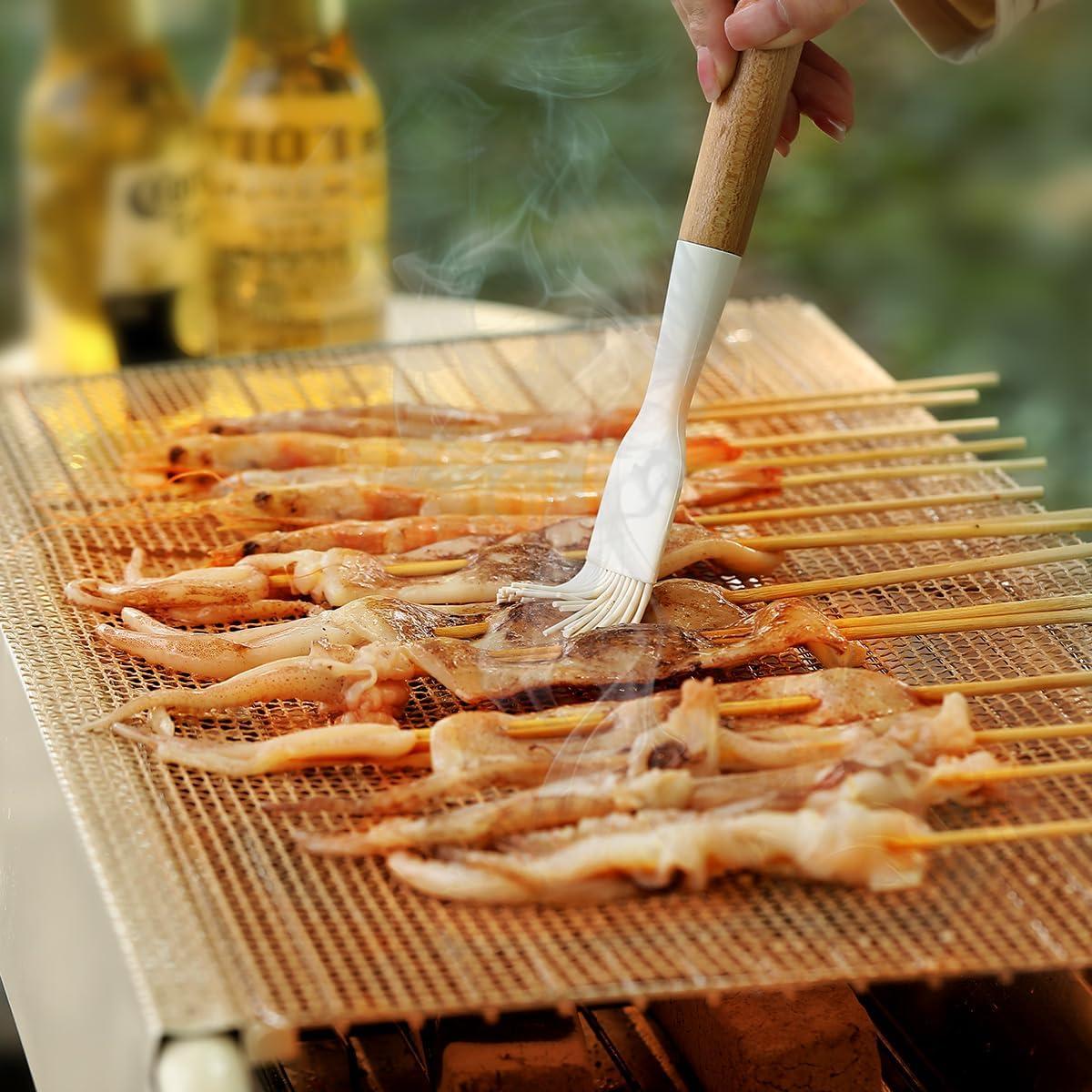 Alfombrilla de Malla para Parrilla Kingrol - 6 Piezas 40x33 cm