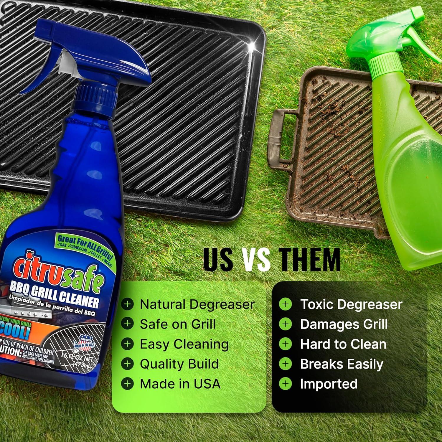 Limpiador en aerosol Citrusafe 473ml para parrilla BBQ