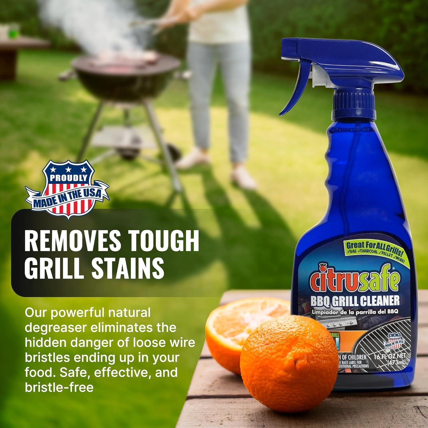 Limpiador en aerosol Citrusafe 473ml para parrilla BBQ