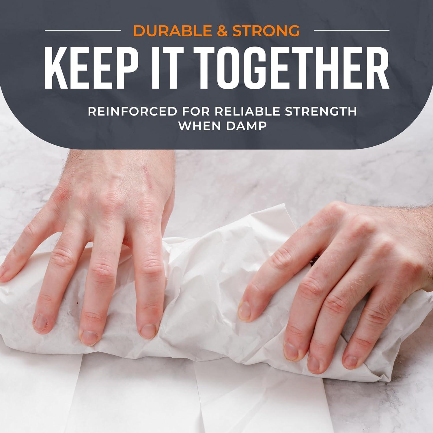 Papel Kraft Blanco para Carnicero Bryco Goods 18 cm x 30.48 m