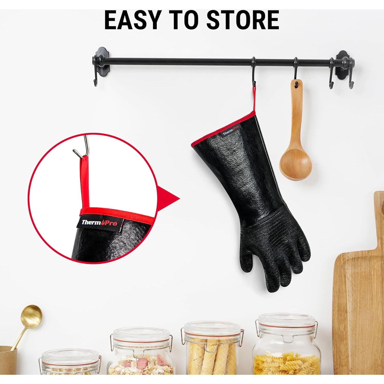 Guantes de BBQ ThermoPro TP100 Resistentes al Calor 500°C