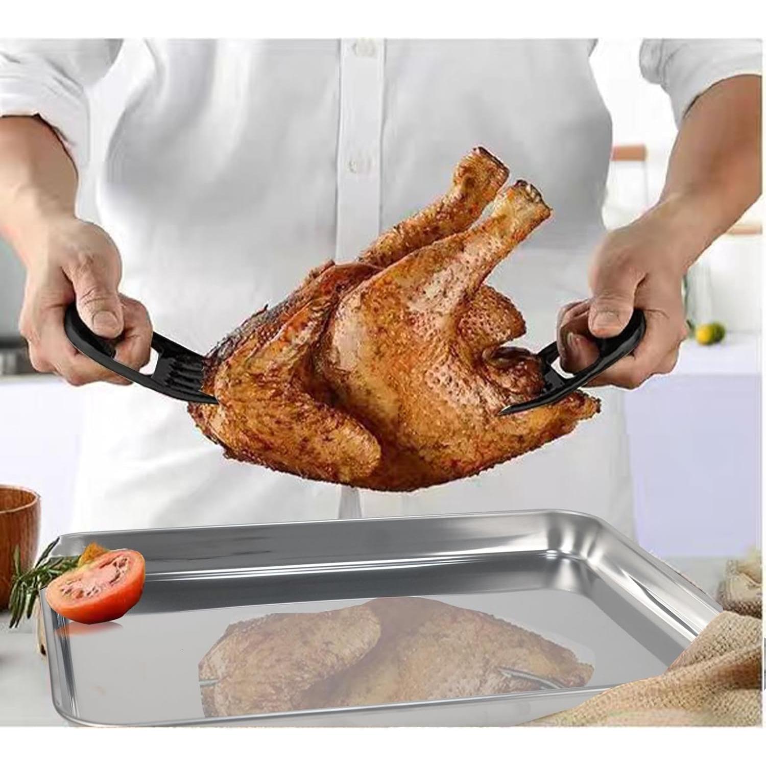 Soporte Plegable para Costillas Yangjiang 10" Acero Inoxidable