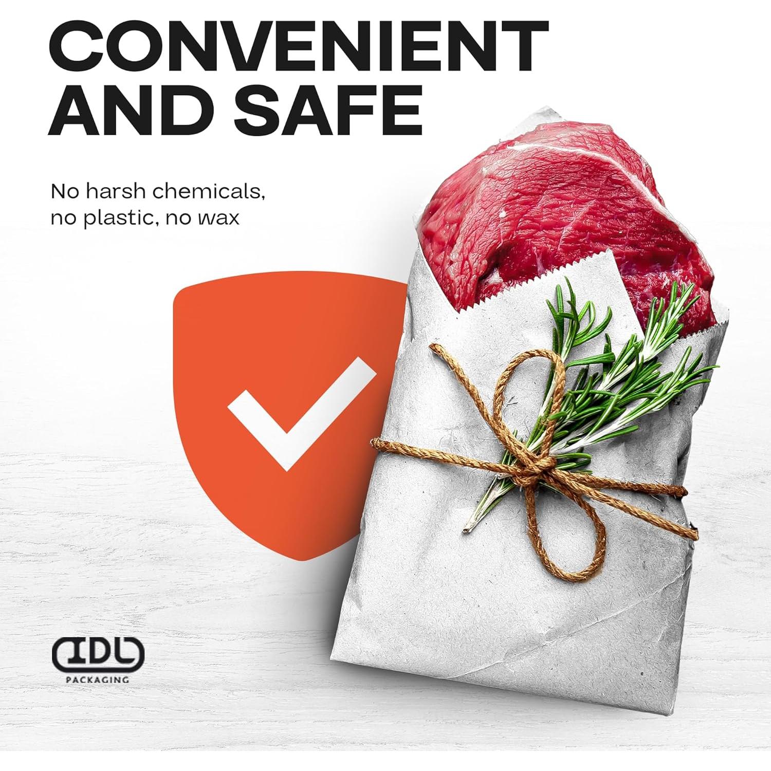 Rollo de Papel de Carnicero Blanco 91.44 cm x 54.86 m IDL Packaging