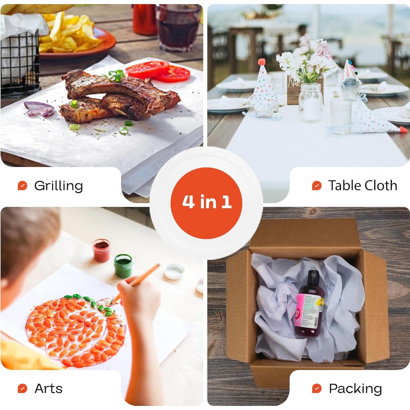 Rollo de Papel de Carnicero Blanco 91.44 cm x 54.86 m IDL Packaging