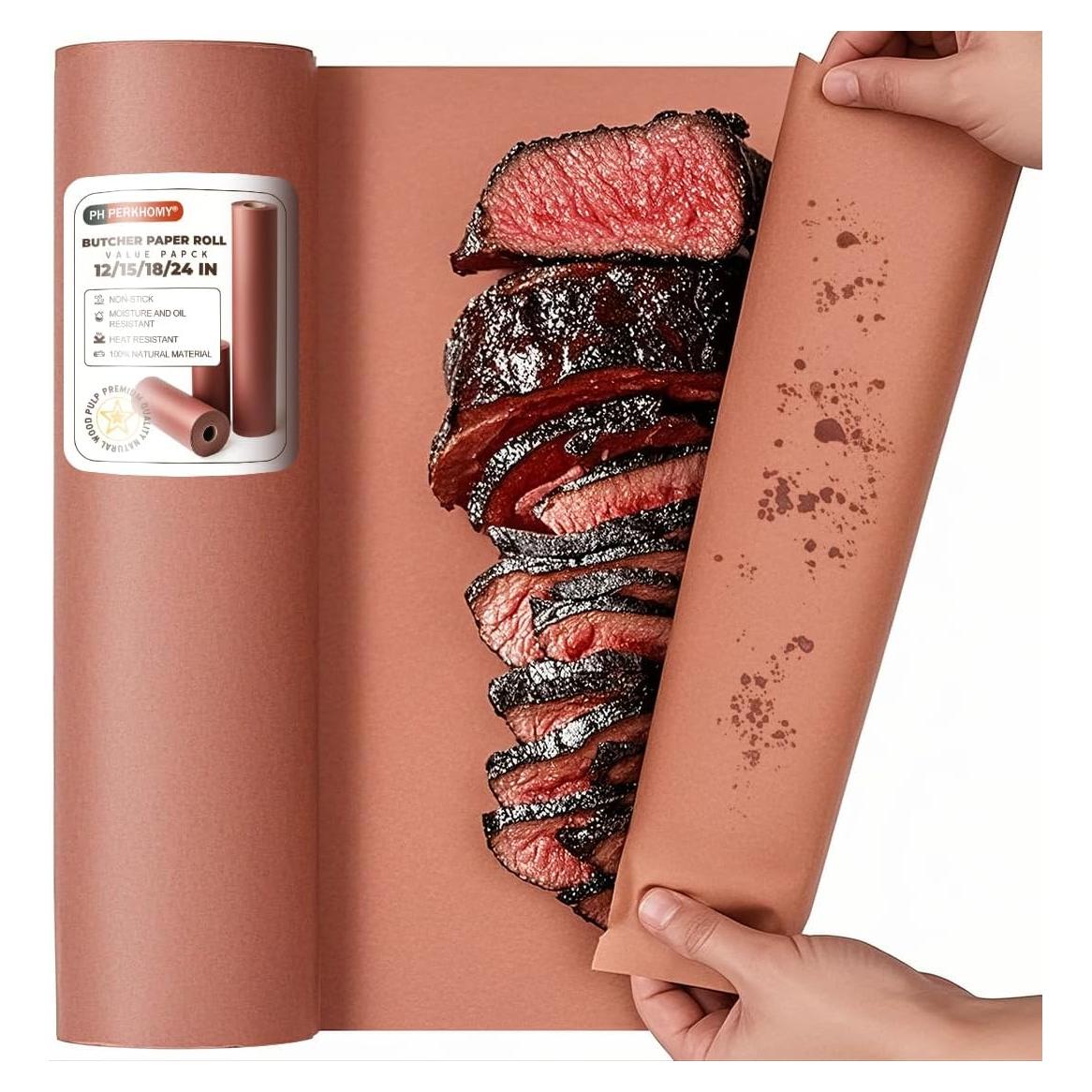 Papel de Carnicero Rosa PH PERKHOMY 45.72 cm x 45.72 m