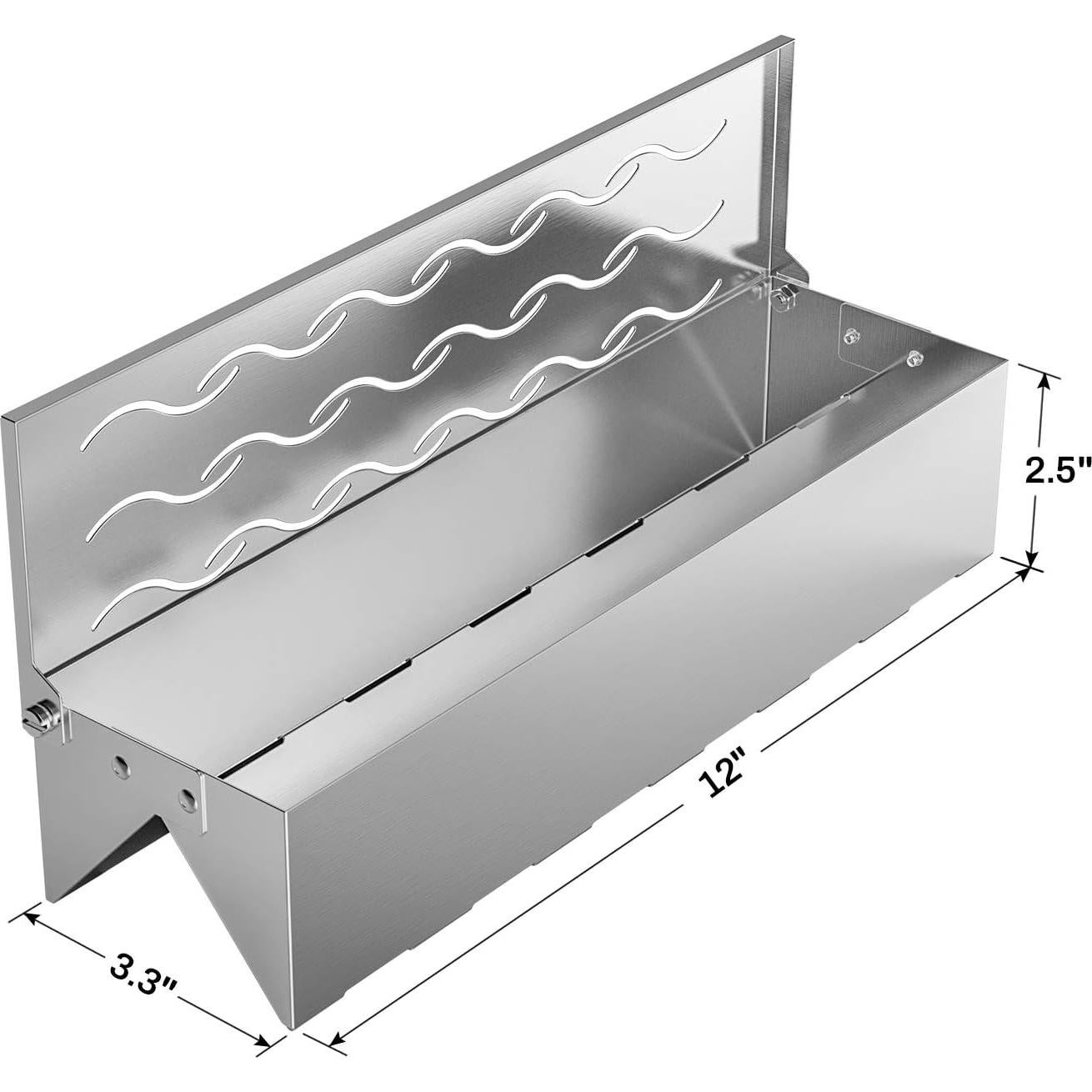 Caja de Ahumado Skyflame de Acero Inoxidable 0.54 kg para BBQ