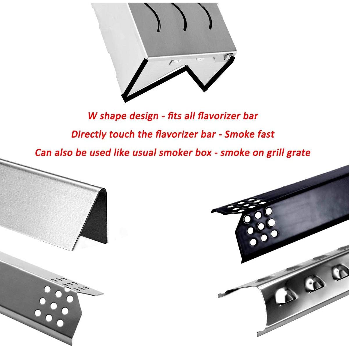 Caja de Ahumado Skyflame de Acero Inoxidable 0.54 kg para BBQ