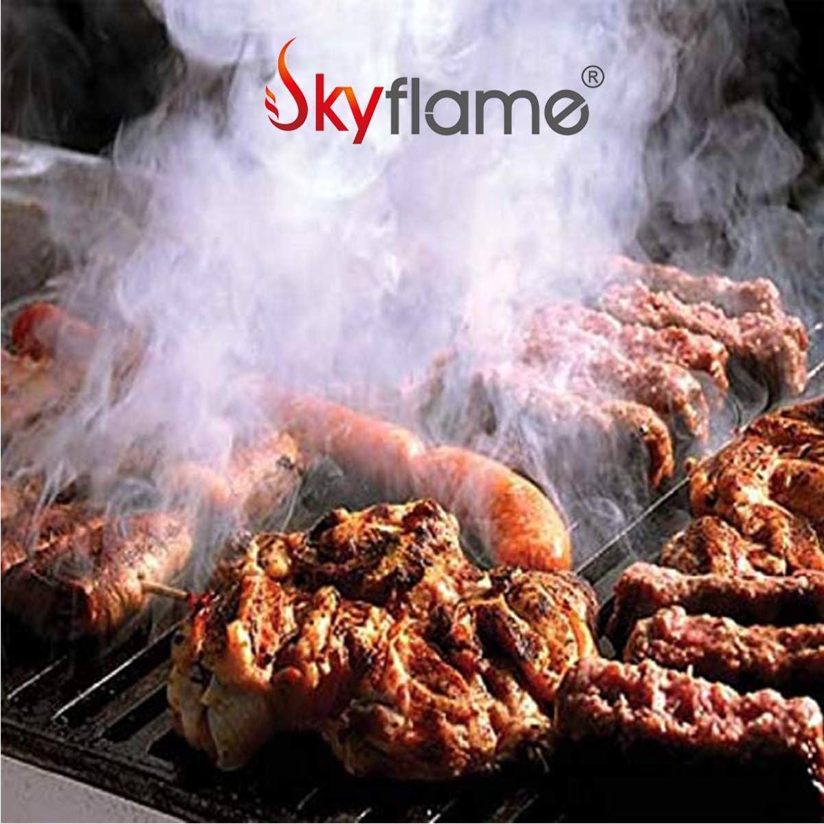 Caja de Ahumado Skyflame de Acero Inoxidable 0.54 kg para BBQ