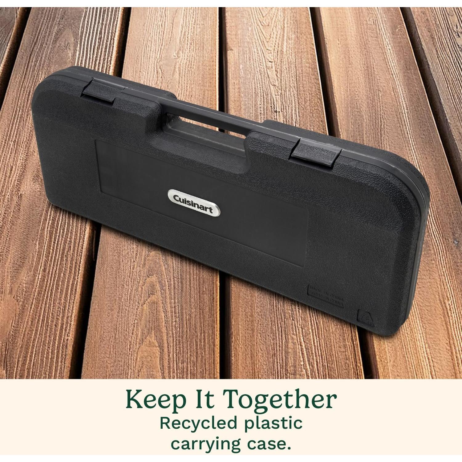 Juego de Herramientas de Parrilla Cuisinart 13 Piezas Acero Inoxidable