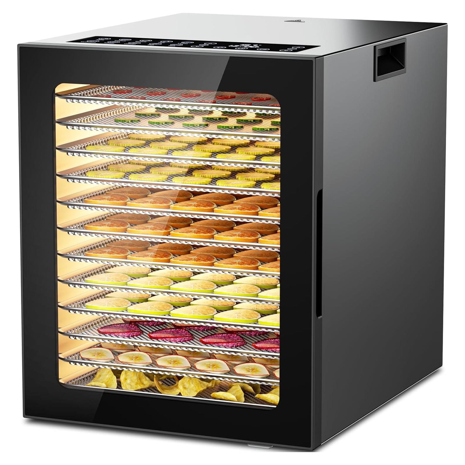 Deshidratador de Alimentos PSIIDAN FD-1008A 12 Bandejas 850W