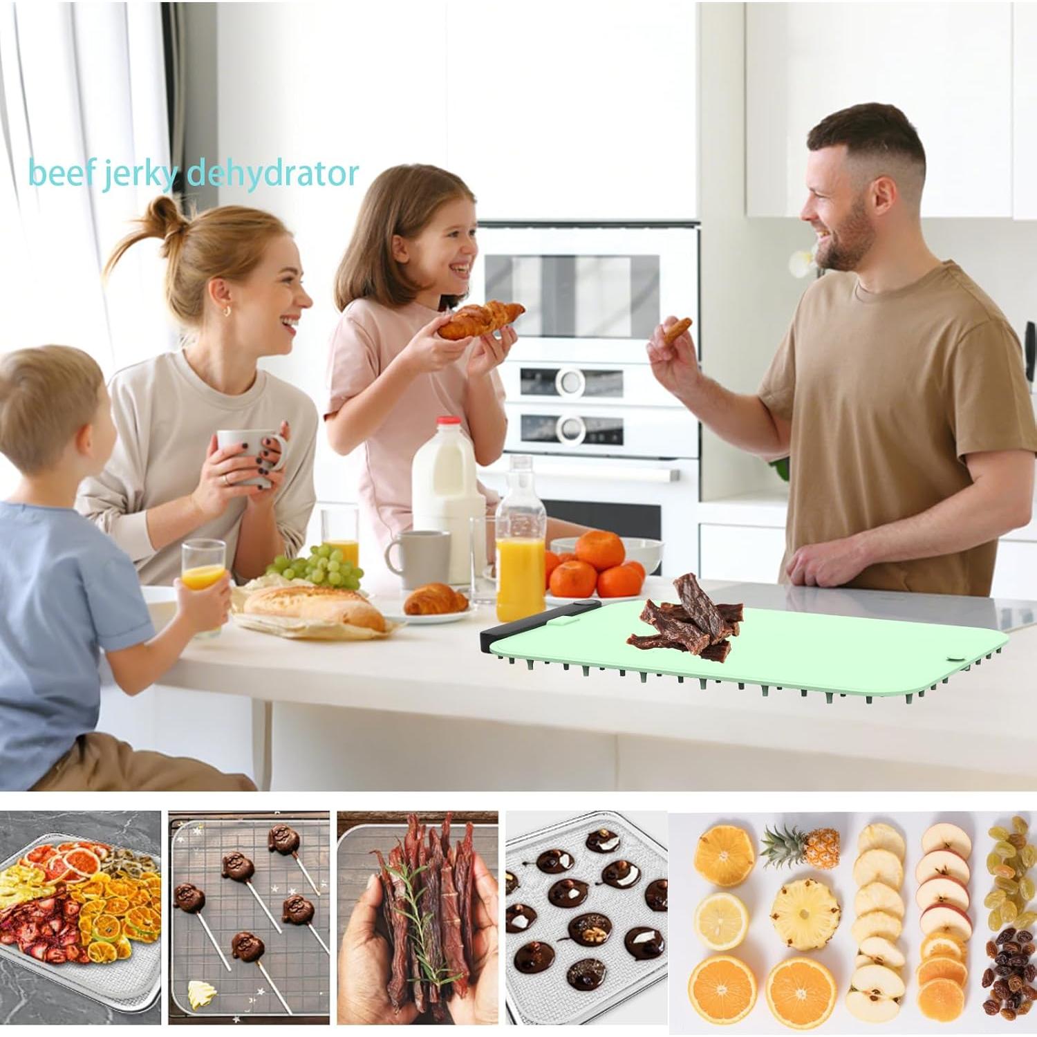 Deshidratador de Alimentos ADAJOEL ZC-630 310W Silicona Verde