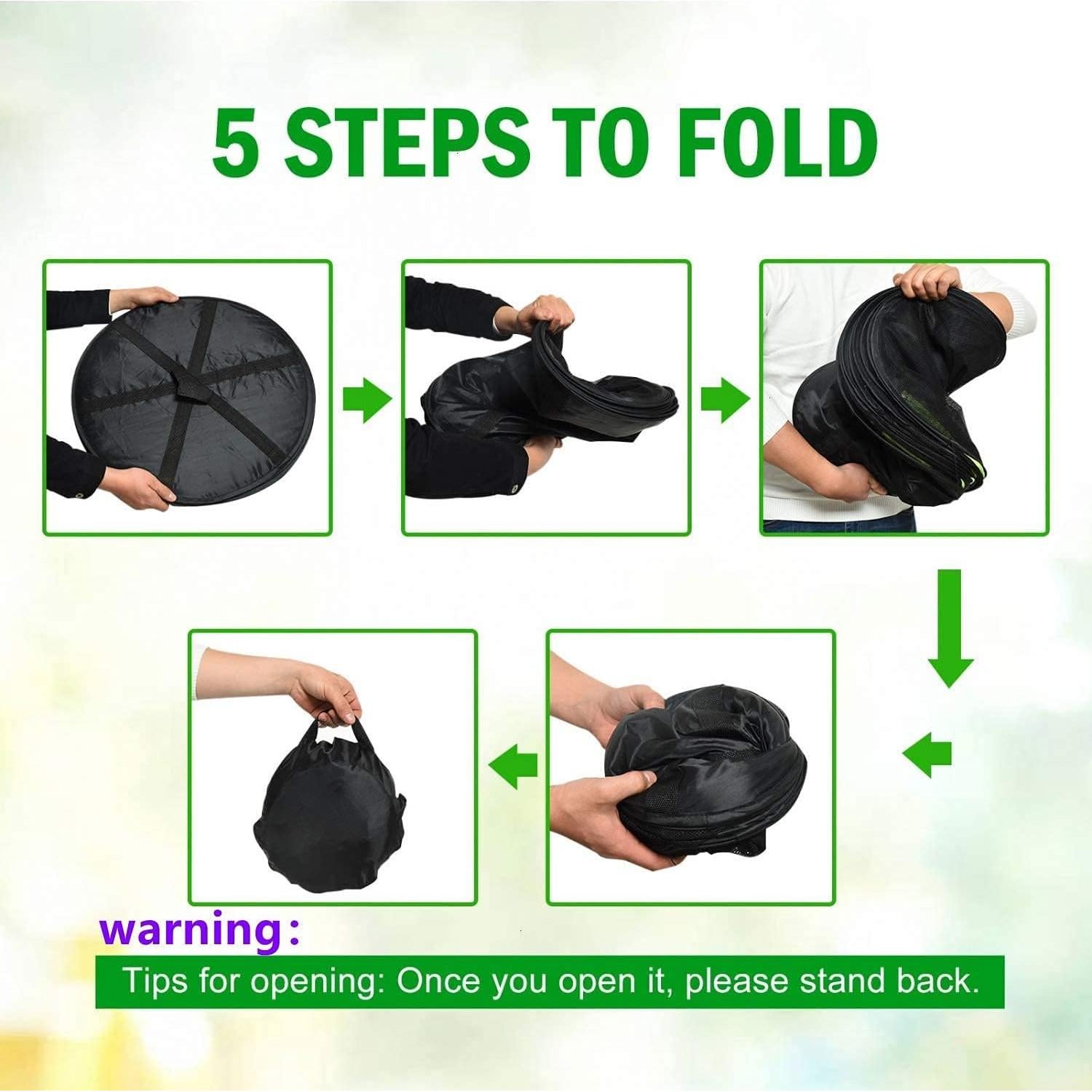 Drying Rack Plant Net Premium Mesh Tents Dryer kit Hanging Clothes Net Folding Nylon Netting Collapsible Mesh Food Dehydrator Receive Storage Carrying Bag 2/4/6 Layer 2FT (4 Layer)