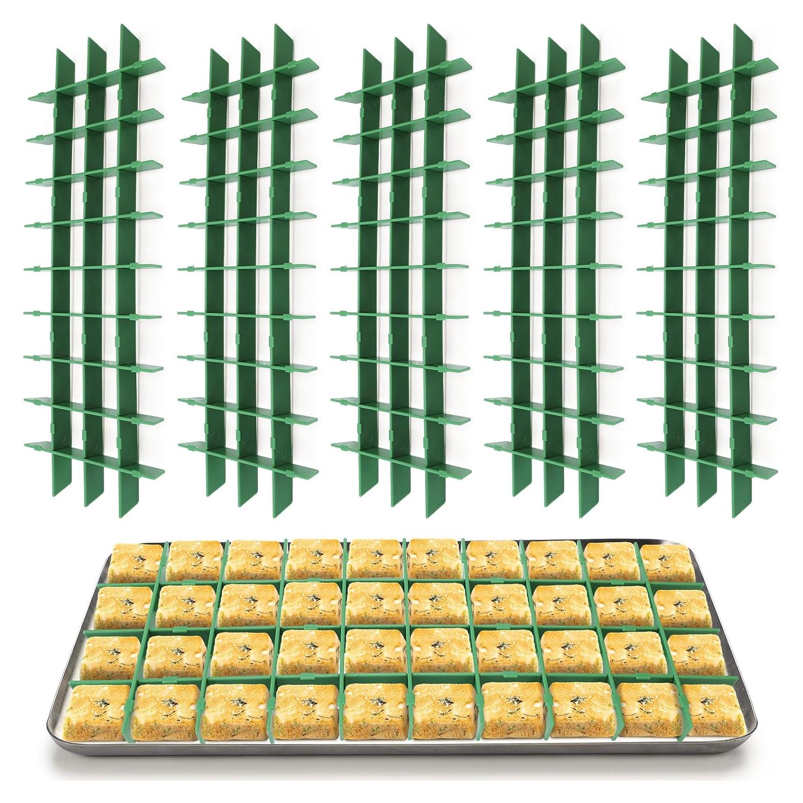 Divisores de Bandeja para Deshidratador Wonderjune 5 Piezas Verde