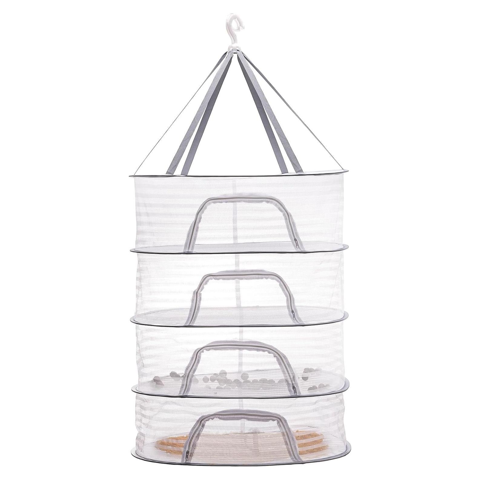 Estante de Secado de Hierbas Coloch 4 Capas Plegable 125.7 cm