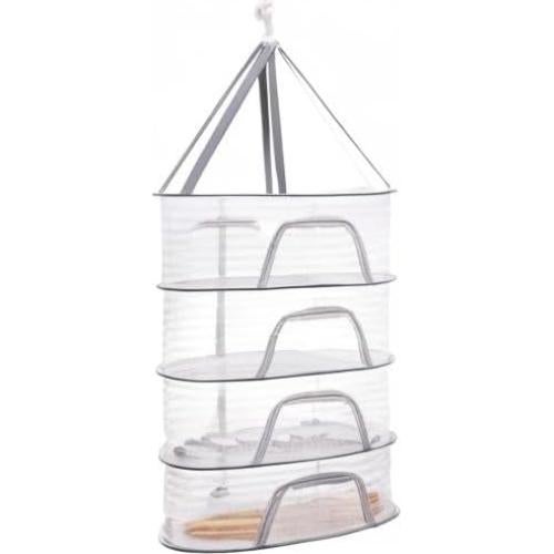 Estante de Secado de Hierbas Coloch 4 Capas Plegable 125.7 cm