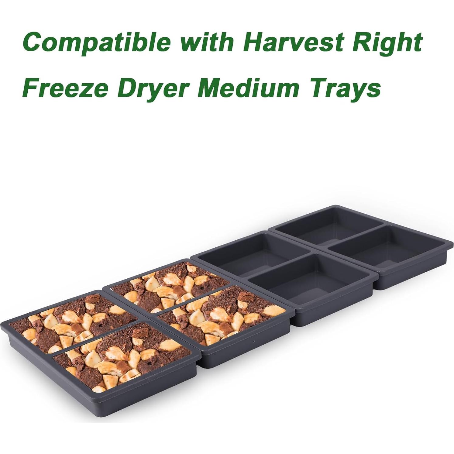 Divisores de Bandeja de Silicona BOXOB para Deshidratador 4 Piezas