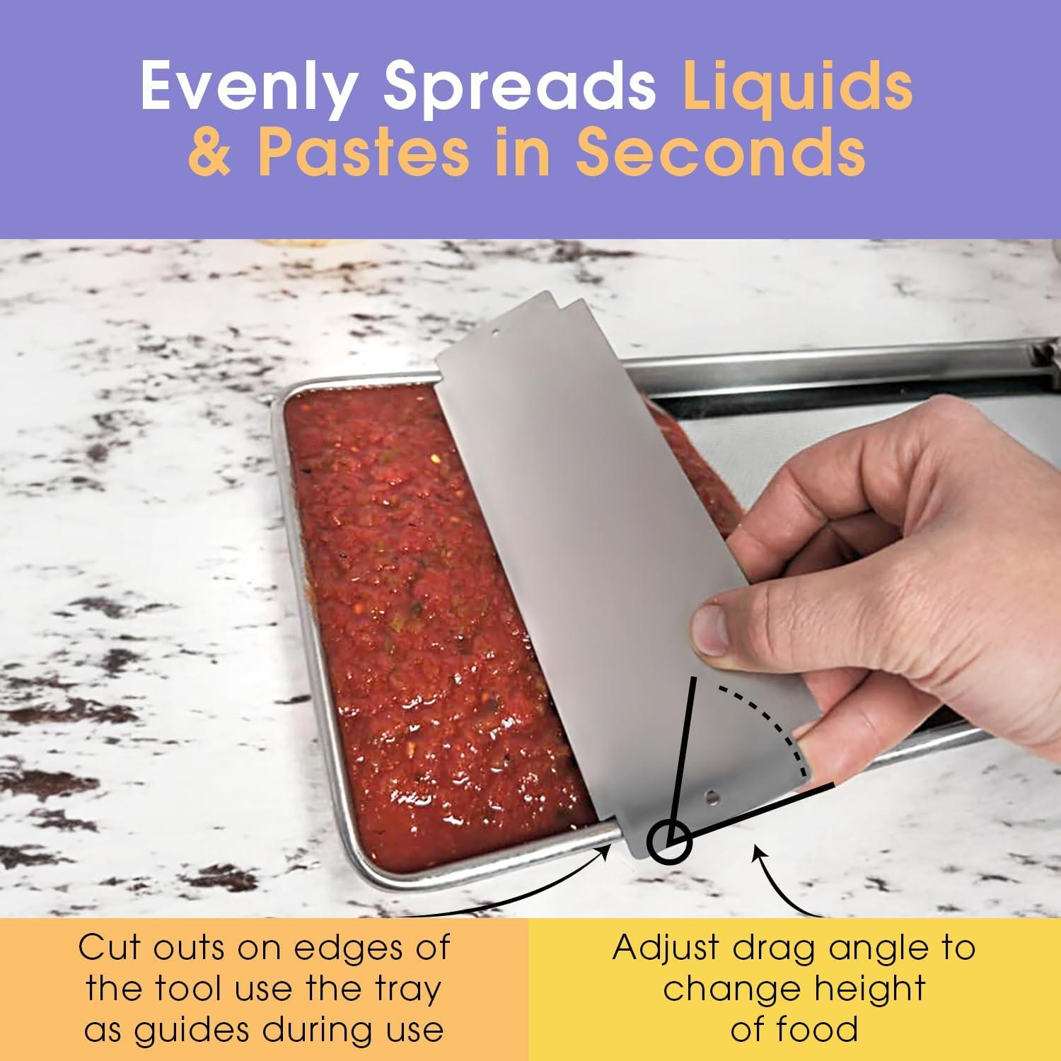 Espátula Niveladora de Alimentos Crunch Co. Acero Inoxidable