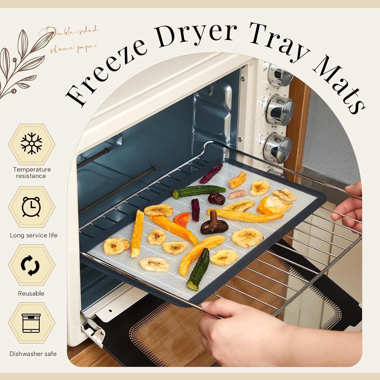 8 Tapetes de Silicona Reutilizables Reallnaive 33.7x17.8cm