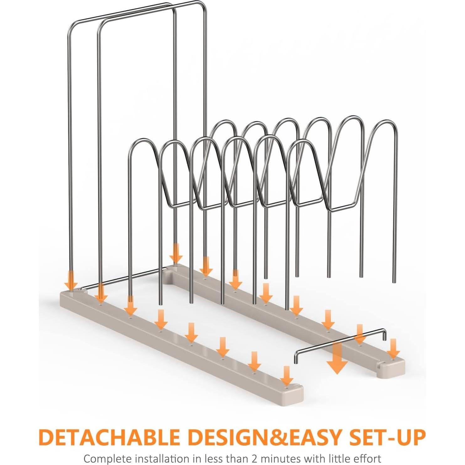 Soporte para Secar Bolsas Reutilizables Peekia 25.4 cm Acero Inoxidable