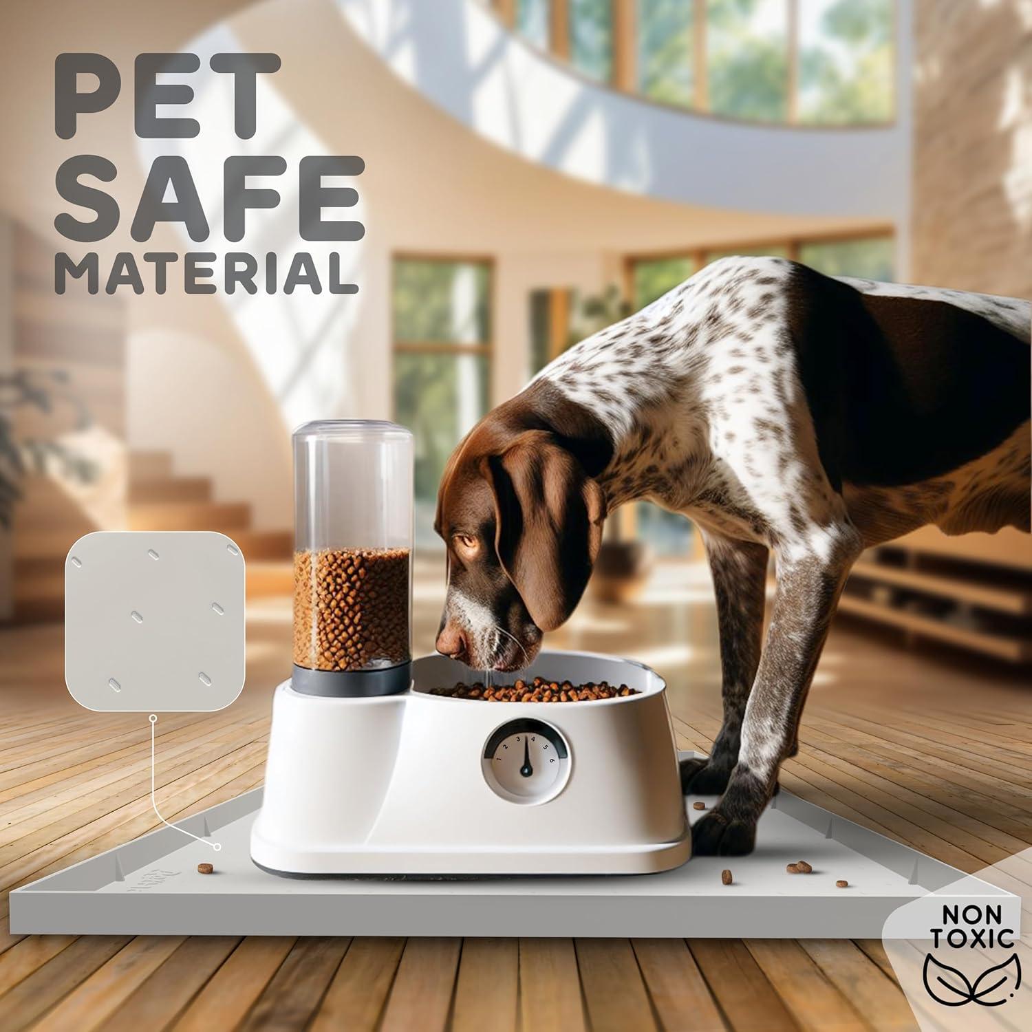 Alfombrilla para Comida de Perro PETHAPPILY XL 81x61cm Impermeable