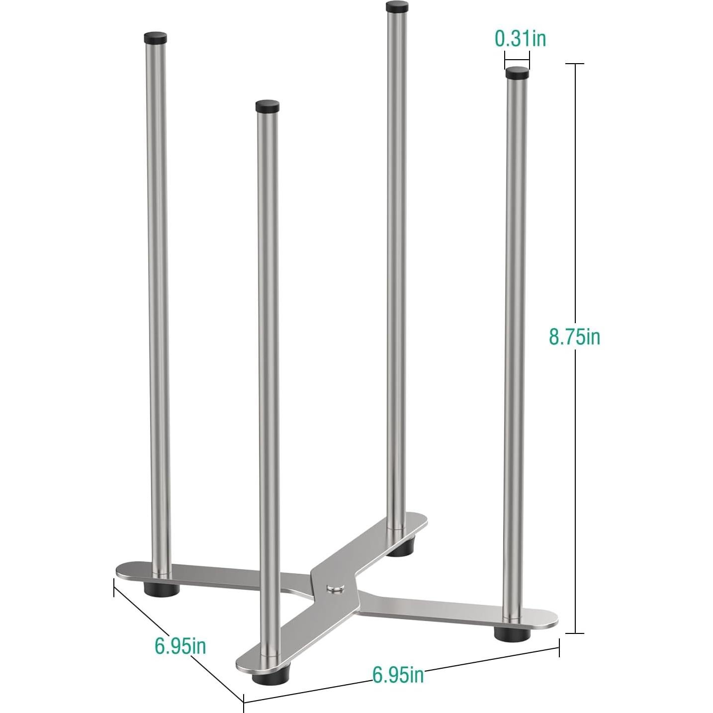 Soporte Plegable para Secar Botellas y Decantadores SHILFID