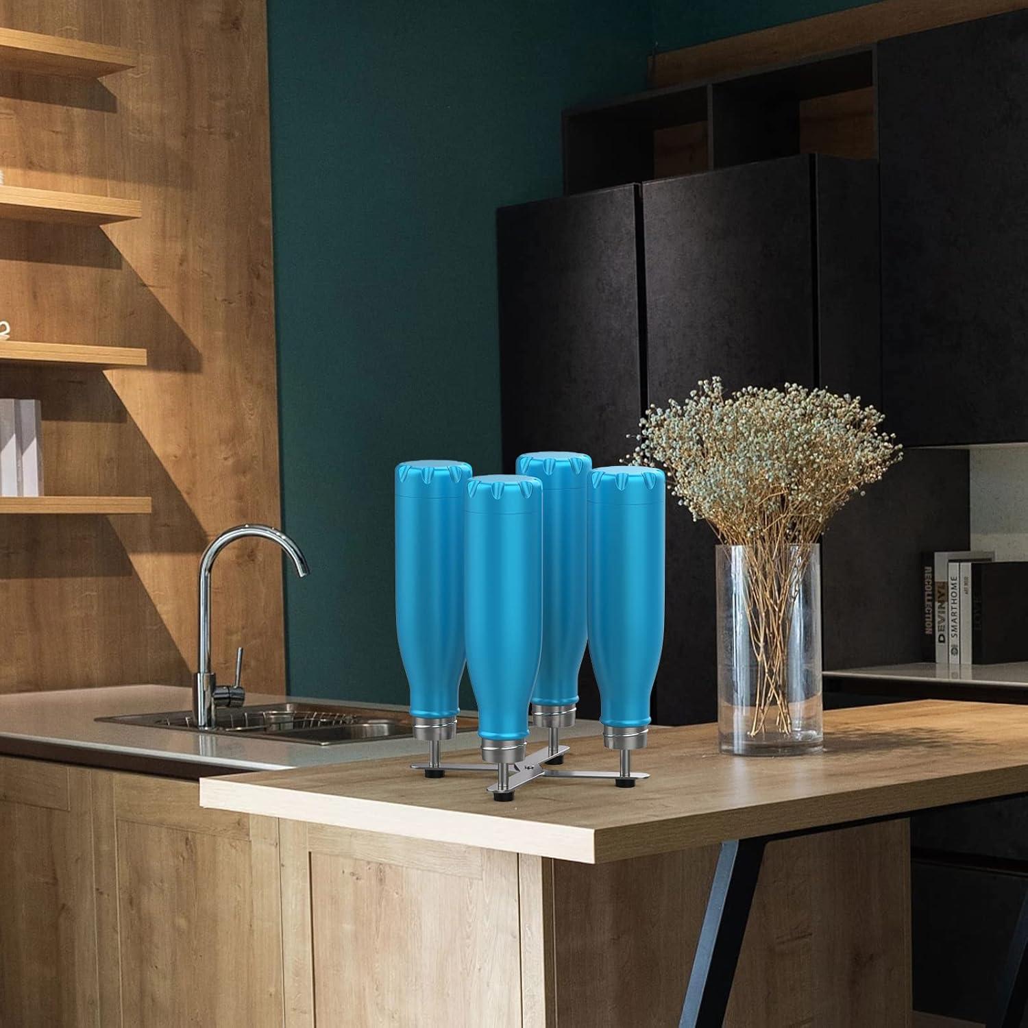 Soporte Plegable para Secar Botellas y Decantadores SHILFID