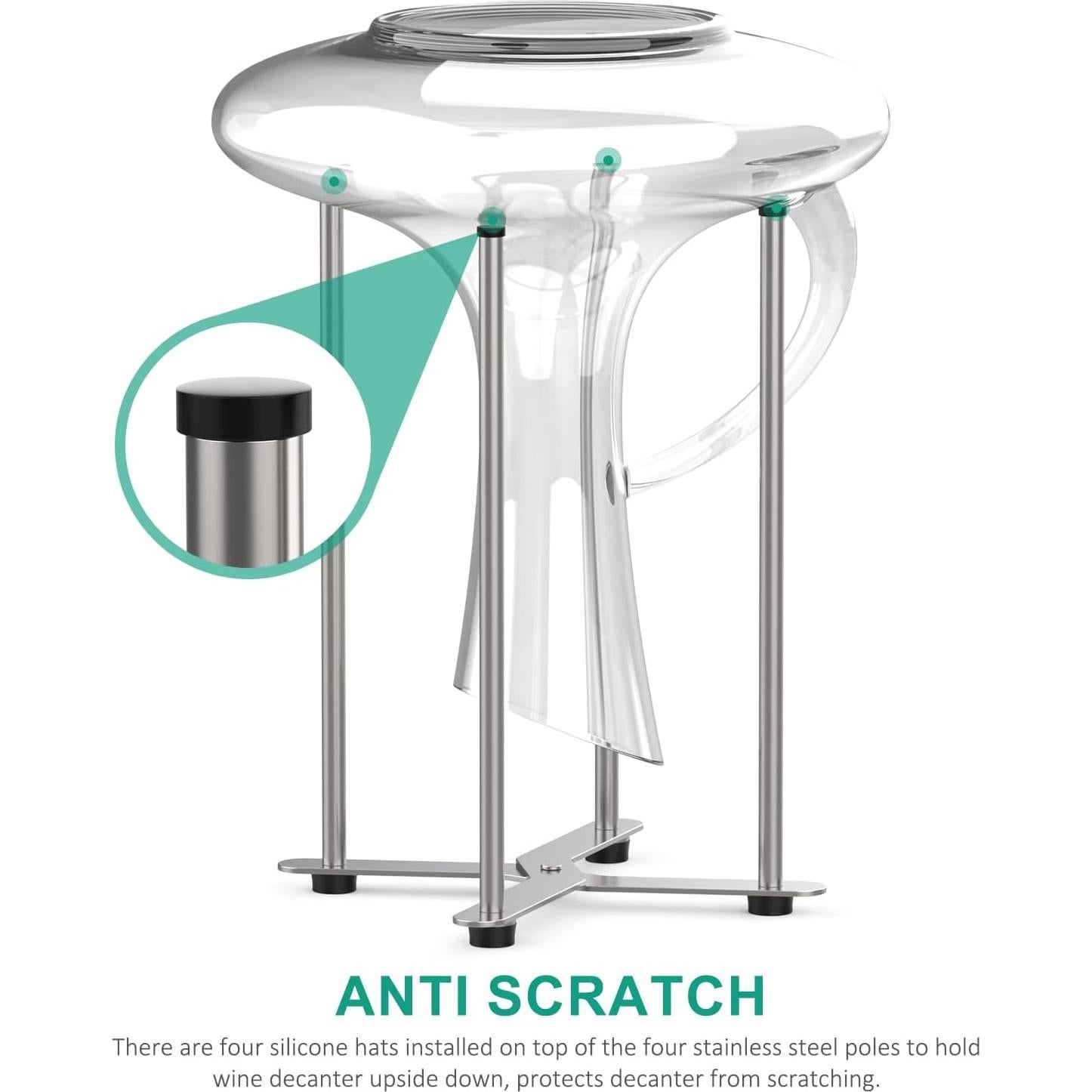 Soporte Plegable para Secar Botellas y Decantadores SHILFID