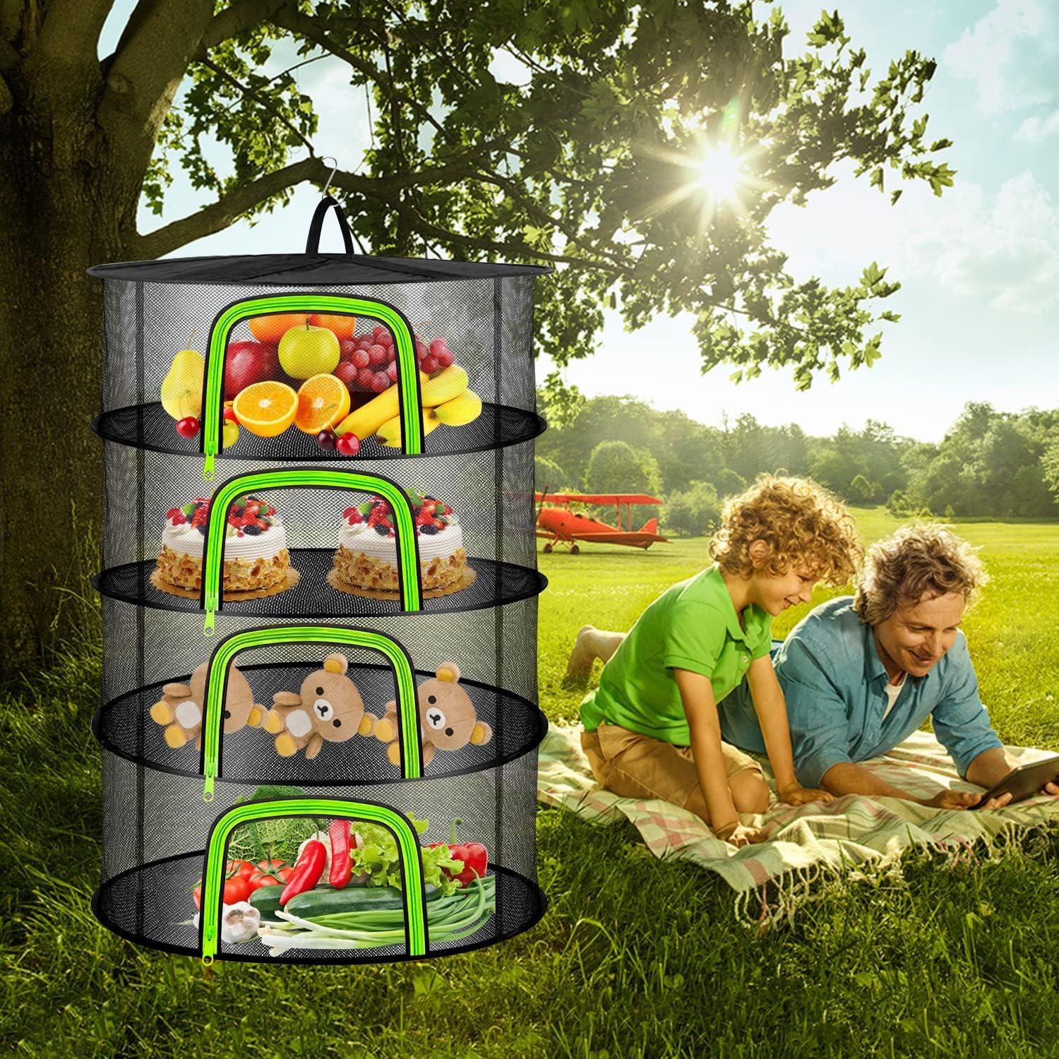 Estante de Secado Coopache 4 Capas Malla Transpirable 80cm