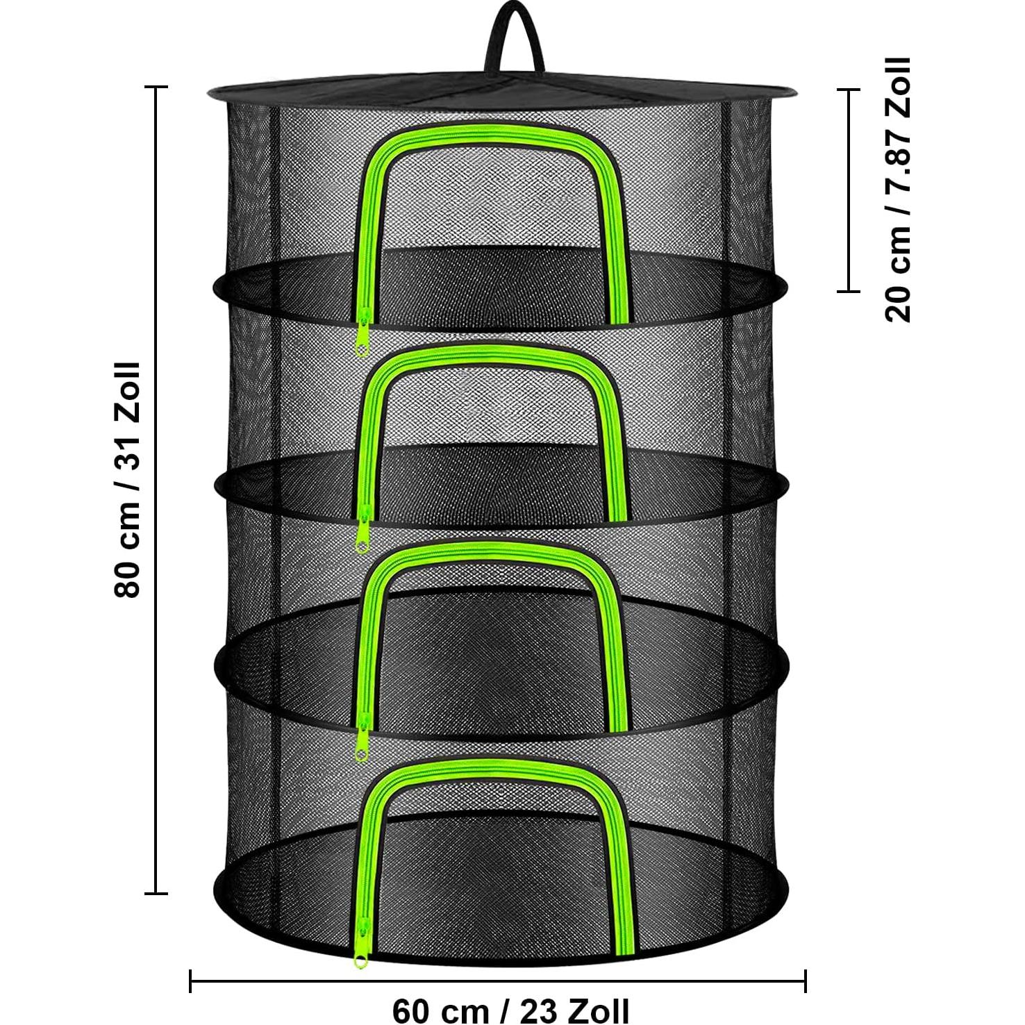 Estante de Secado Coopache 4 Capas Malla Transpirable 80cm