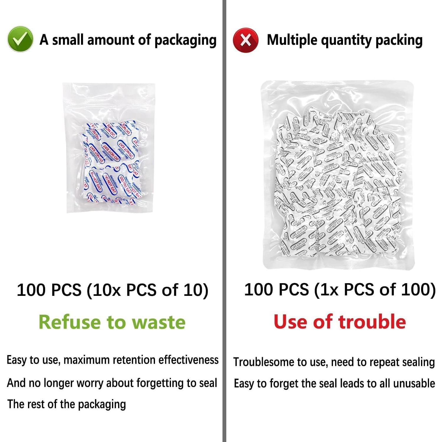 Absorbentes de Oxígeno Grado Alimenticio Plateau ELK 300CC 100 Piezas